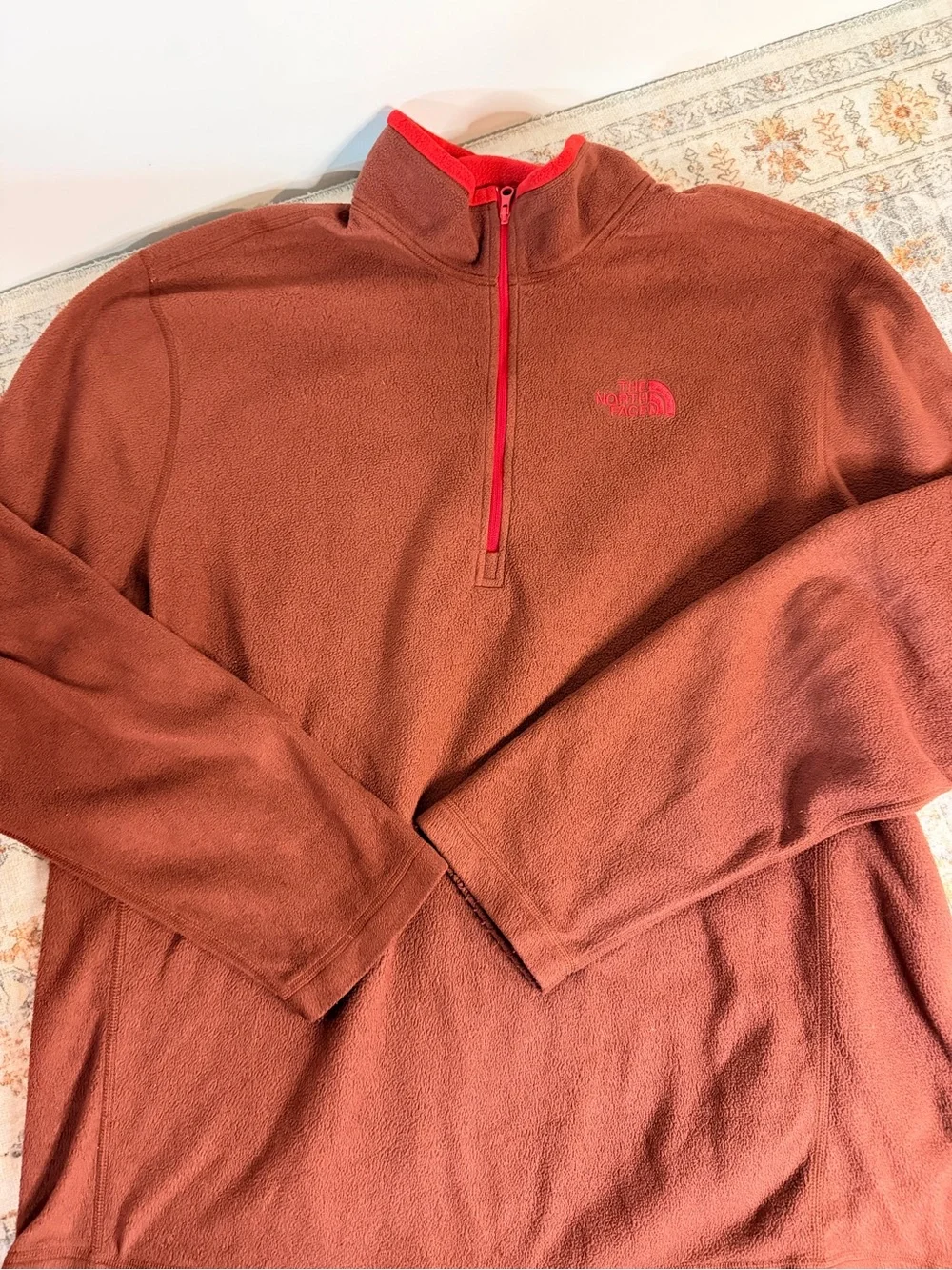 The north face quarter zip pullover